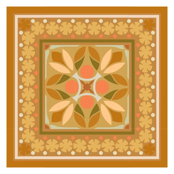 Fondo abstracto, patrón de decoración, bloques de azulejos — Vector de stock