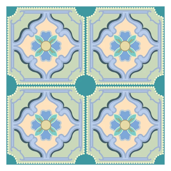 Fondo abstracto, patrón de decoración, bloques de azulejos — Archivo Imágenes Vectoriales