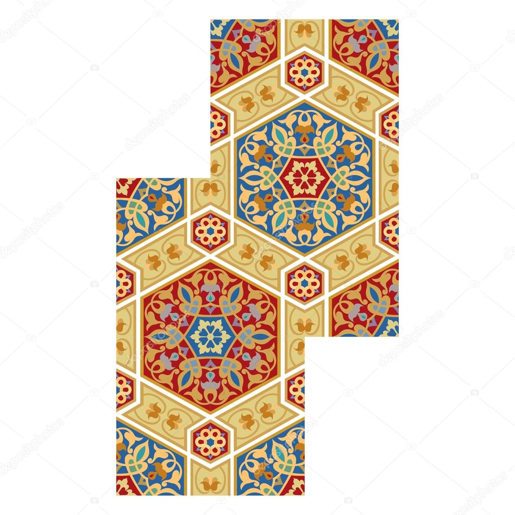 Abstract background, decoration pattern, tiled blocks