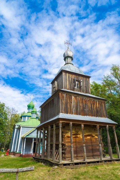 Ancienne église en bois. Pereyaslav, Ukraine . Images De Stock Libres De Droits