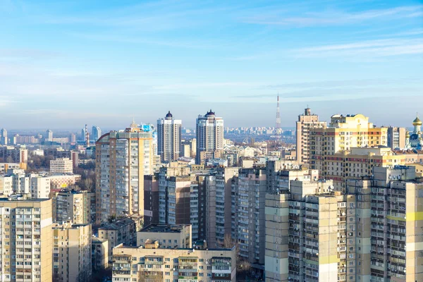 Un panorama des "dortoirs" de Kiev, Ukraine Images De Stock Libres De Droits