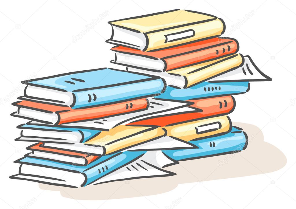 Pile Of Books Vector Image By C Katerina Dav Vector Stock