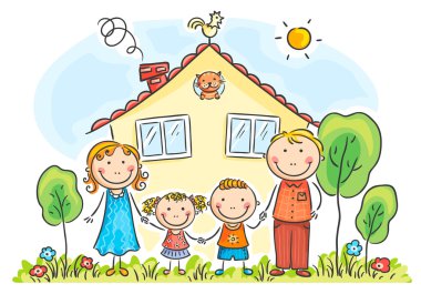 İki çocuklu aile