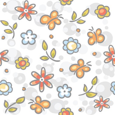 Kusursuz çiçek deseni