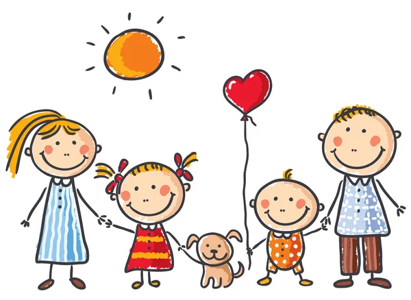 Familia Con Perro Vectores Grafico Vectorial Familia Con Perro Imagenes Vectoriales De Stock Depositphotos