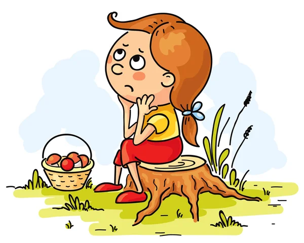 Sad little girl Vector Art Stock Images | Depositphotos Sad little girl Vector Art Stock Images | Depositphotos