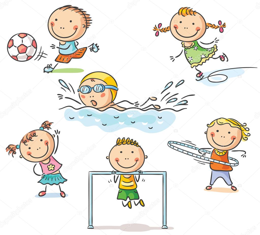 Kids and their sports activities
