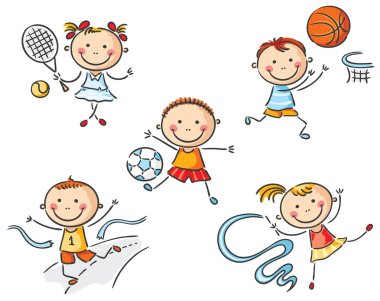 çocuklar için spor giriyor