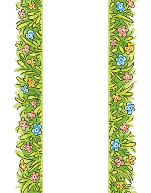 Dikey çim sınırları, çerçeve