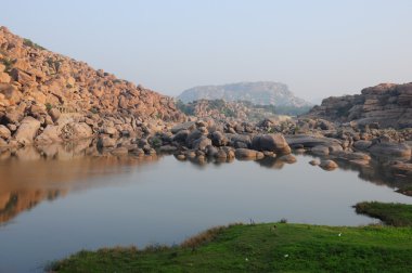 Güzel taşlar peyzaj