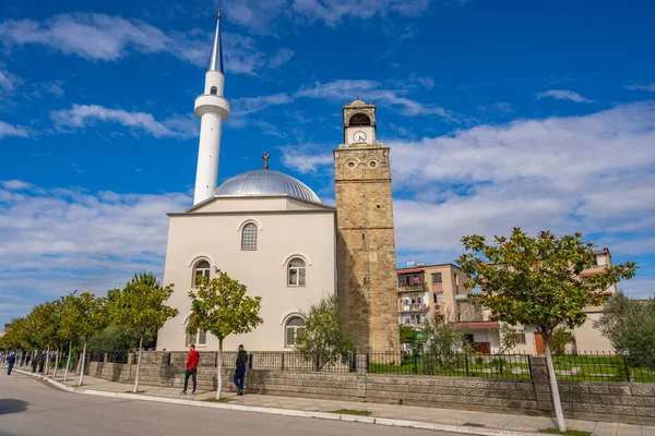 Bella Moschea Torre Dell Orologio — Foto Stock