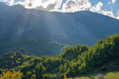 Huzurlu ve sakin doğa manzarası