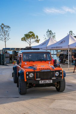 Vlore, Arnavutluk - 5 Haziran: Ralli Albania 2021 'in başlangıcı