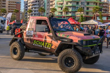 Vlore, Arnavutluk - 5 Haziran: Ralli Albania 2021 'in başlangıcı