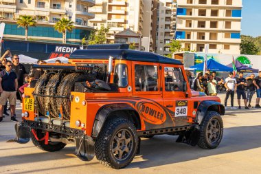 Vlore, Arnavutluk - 5 Haziran: Ralli Albania 2021 'in başlangıcı