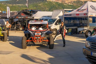 Vlore, Arnavutluk - 5 Haziran: Ralli Albania 2021 'in başlangıcı