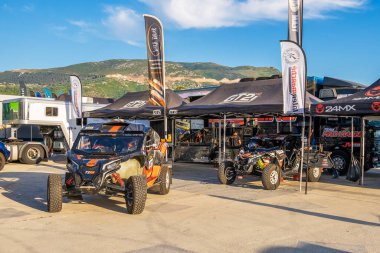 Vlore, Arnavutluk - 5 Haziran: Ralli Albania 2021 'in başlangıcı