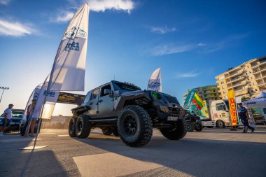 Vlore, Arnavutluk - 5 Haziran: Ralli Albania 2021 'in başlangıcı