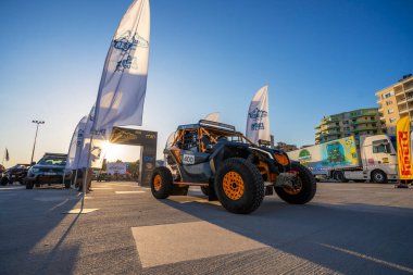 Vlore, Arnavutluk - 5 Haziran: Ralli Albania 2021 'in başlangıcı