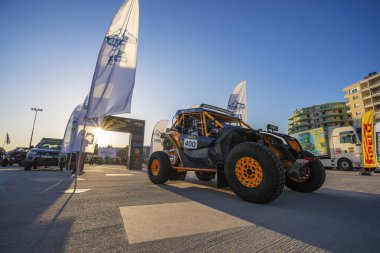 Vlore, Arnavutluk - 5 Haziran: Ralli Albania 2021 'in başlangıcı