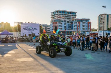 Vlore, Arnavutluk - 5 Haziran: Ralli Albania 2021 'in başlangıcı