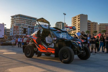 Vlore, Arnavutluk - 5 Haziran: Ralli Albania 2021 'in başlangıcı