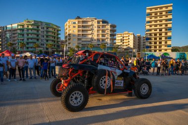 Vlore, Arnavutluk - 5 Haziran: Ralli Albania 2021 'in başlangıcı