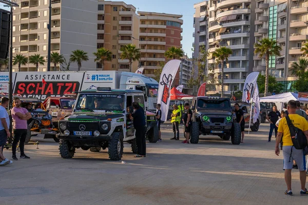 Vlore, Arnavutluk - 5 Haziran: Ralli Albania 2021 'in başlangıcı