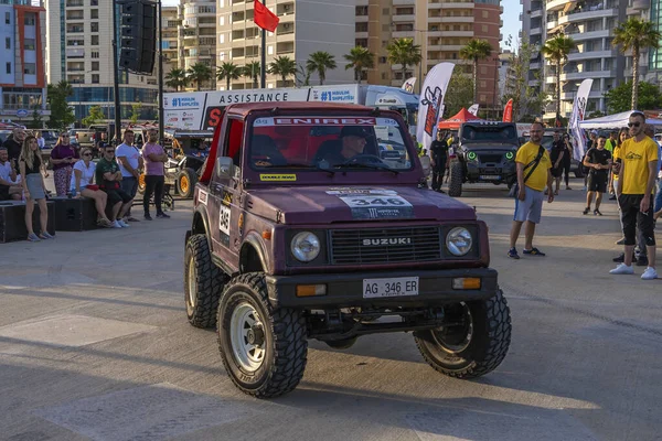 Vlore, Arnavutluk - 5 Haziran: Ralli Albania 2021 'in başlangıcı