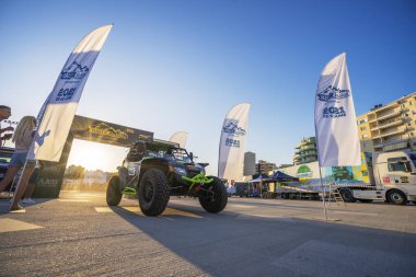 Vlore, Arnavutluk - 5 Haziran: Ralli Albania 2021 'in başlangıcı