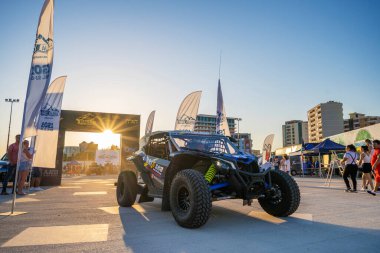 Vlore, Arnavutluk - 5 Haziran: Ralli Albania 2021 'in başlangıcı