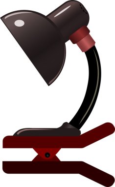 siyah ve kırmızı lamba