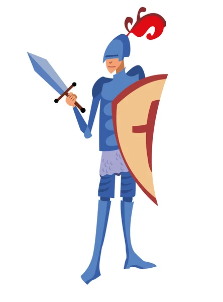 Knight with sword Royalty Free Stock Vectors