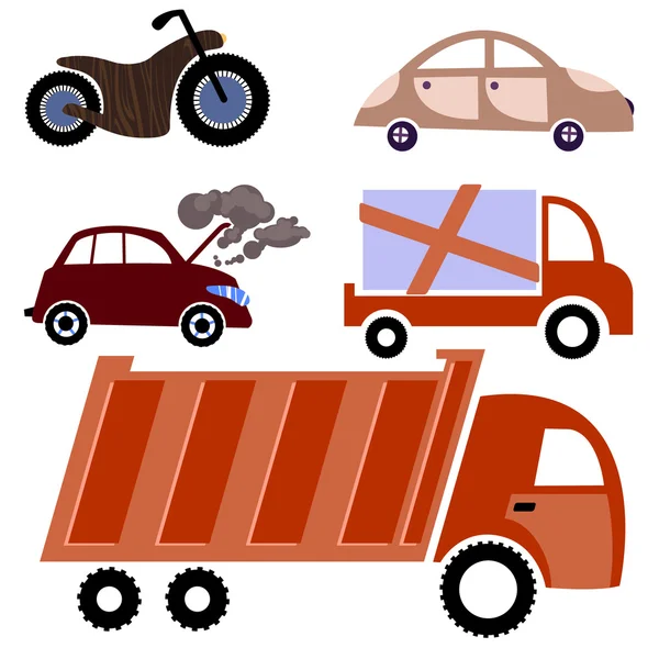 Set of cars Vector Graphics