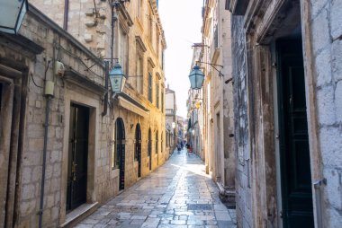 Dubrovnik eski Hırvatistan, 25 Mart 2016, Şehir Turu ve ziyaretçileri