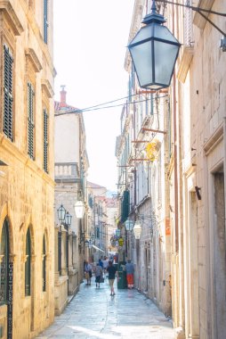 Dubrovnik eski Hırvatistan, 25 Mart 2016, Şehir Turu ve ziyaretçileri