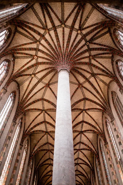 Toulouse Occitania Francia Julio 2018 Vista Interior Columna Central Cúpula — Foto de Stock