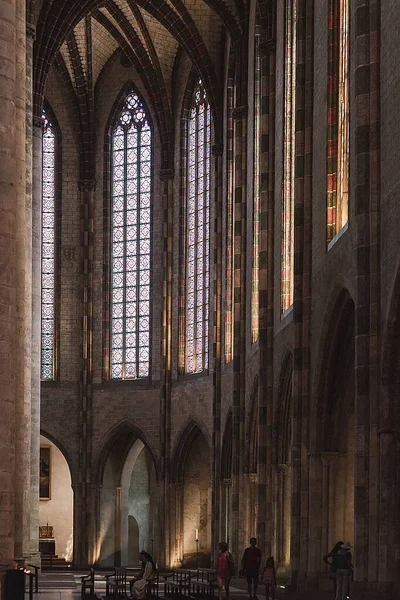 Toulouse Occitania França Julho 2018 Vista Interior Convento Dos Jacobinos — Fotografia de Stock