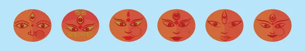 Durga Diosa Del Poder Madre Divina Del Universo Diseño Moderno — Archivo Imágenes Vectoriales