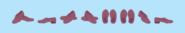 Ensemble Chaussures Robinet Dessin Animé Icône Modèle Conception Avec Divers Vecteurs De Stock Libres De Droits