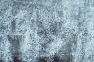 Arkaplan dokusu. Beyaz boya kalıntılarıyla yaşlanmış beton yüzey. Üst görünüm, alanı kopyala