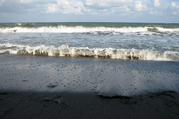 Siyah beach - 4 — Stok fotoğraf