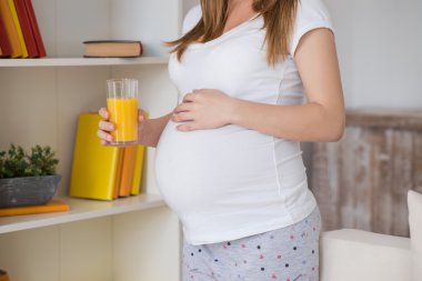 gebelik, kız, meyve, taze