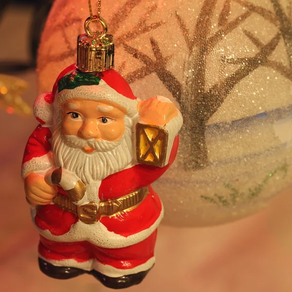 Christmas decorations - Santa — Stock Photo, Image