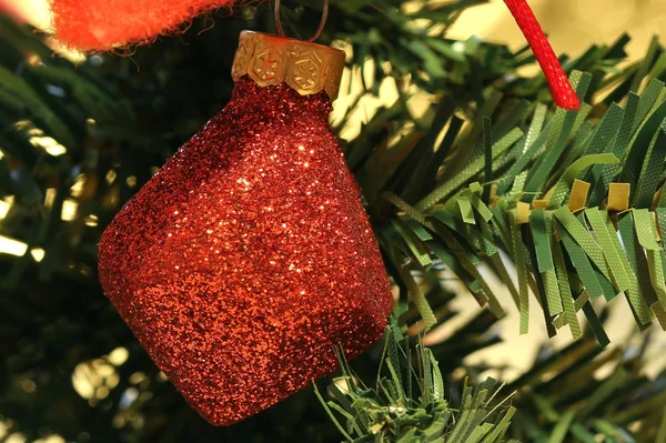 Decoração de Natal vermelho — Fotografia de Stock