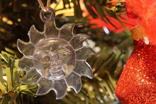 Christmas decoration on tree — Stock Photo, Image