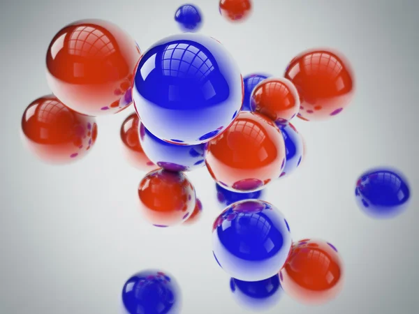 mavi ve kırmızı Küre