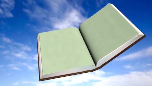 Plant grows between the pages — Stock Footage Plant grows between the pages Video Clip