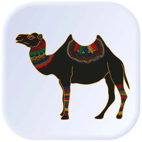 Camel Egito cor — Vetor de Stock