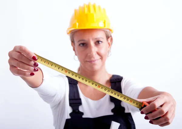 Female construction worker — Stock Photo, Image